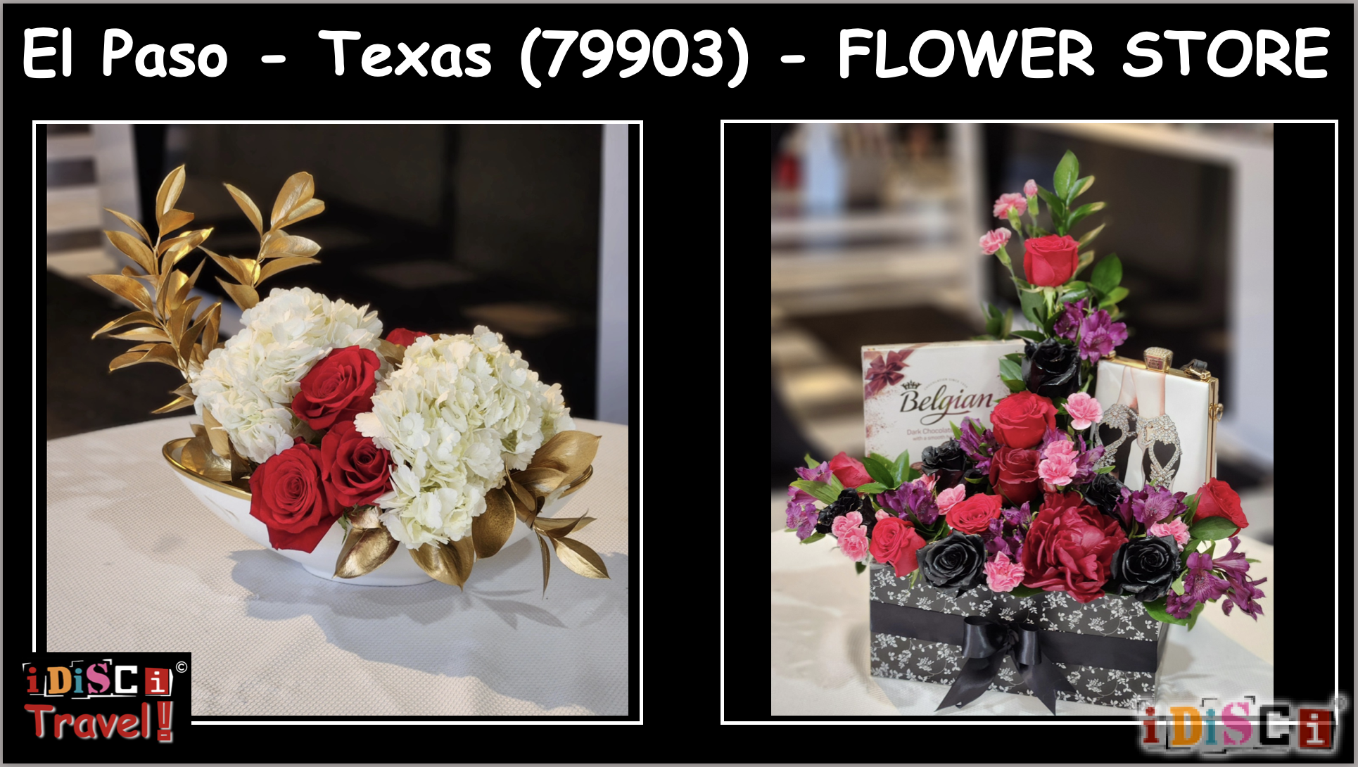 El Paso Texas, 79903, Five Points West, THE GIFT BOX, Cozy Café, Flower Shop, Cake Shop, Chocolate Shop, Wine Shop / Efficient Delivery Service / Everything Custom-Tailored for a special occasion!
